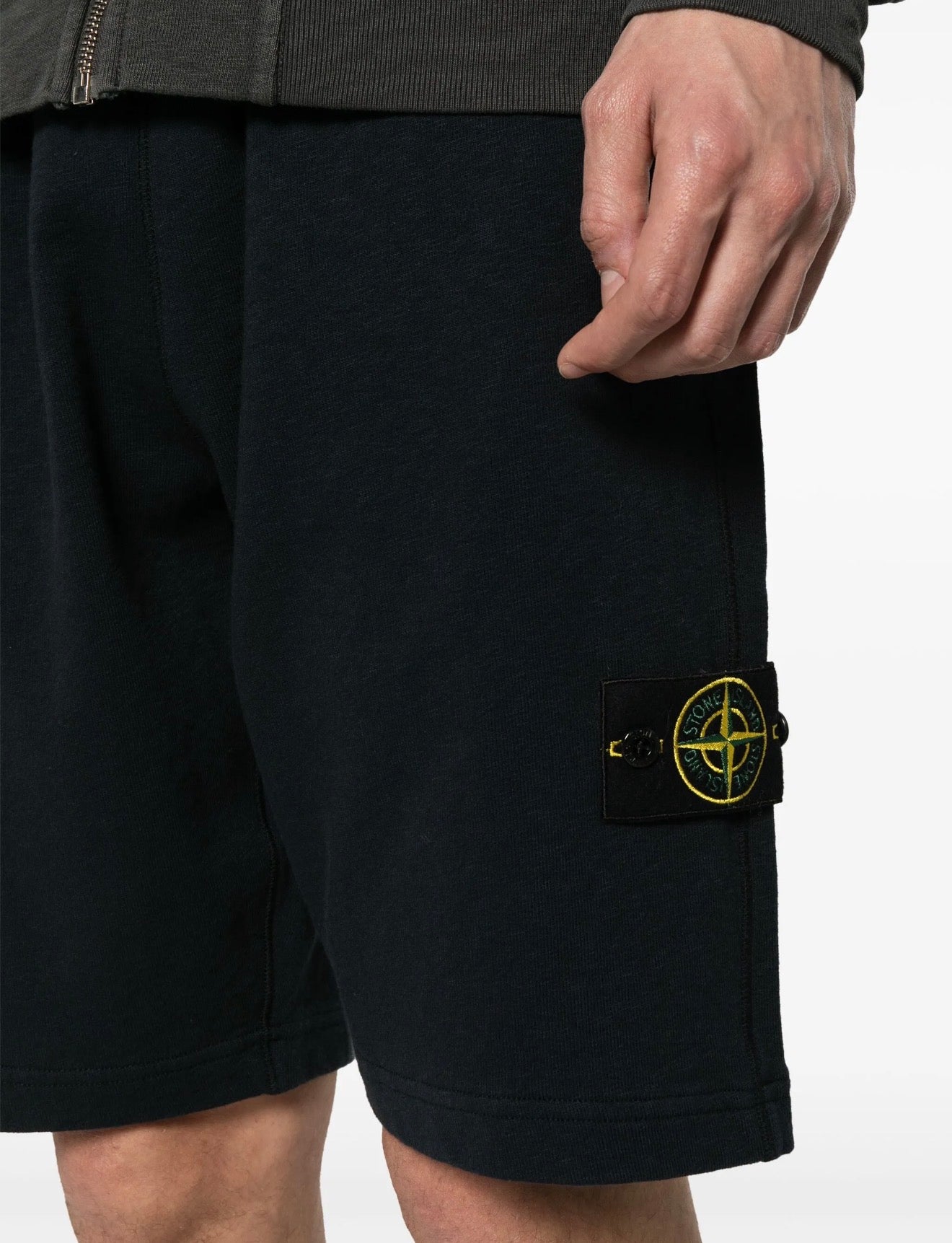 Stone Island Compass badge bermuda shorts