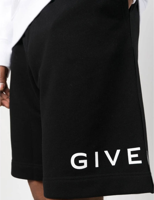 Givenchy logo-print track shorts