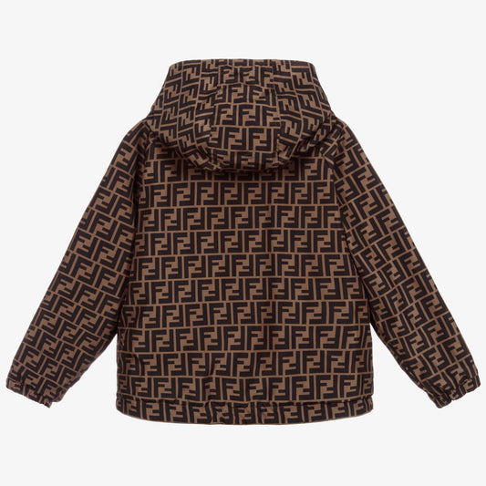 Fendi Windbreaker Jacket "Reversible Brown"