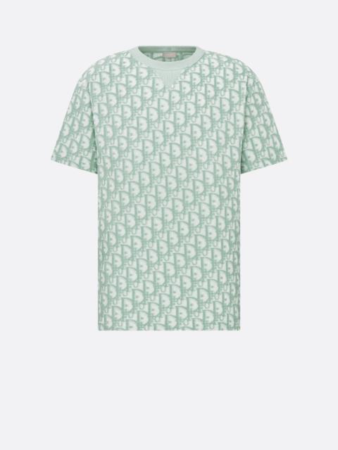 DIOR MEN Oblique T-Shirt Green