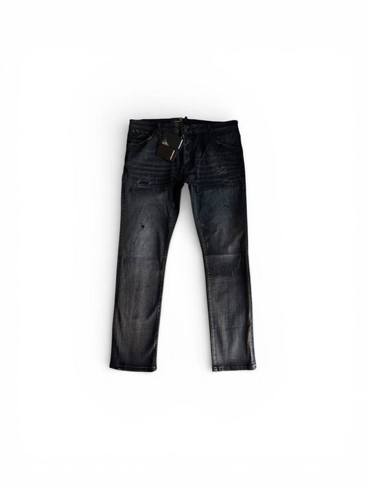 Dsquared2 Distressed Denim Black Jeans