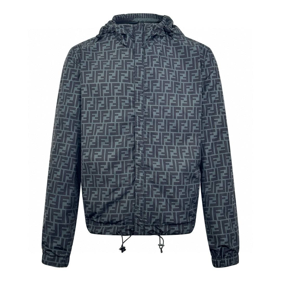 Fendi Windbreaker Jacket "Reversible Blue"