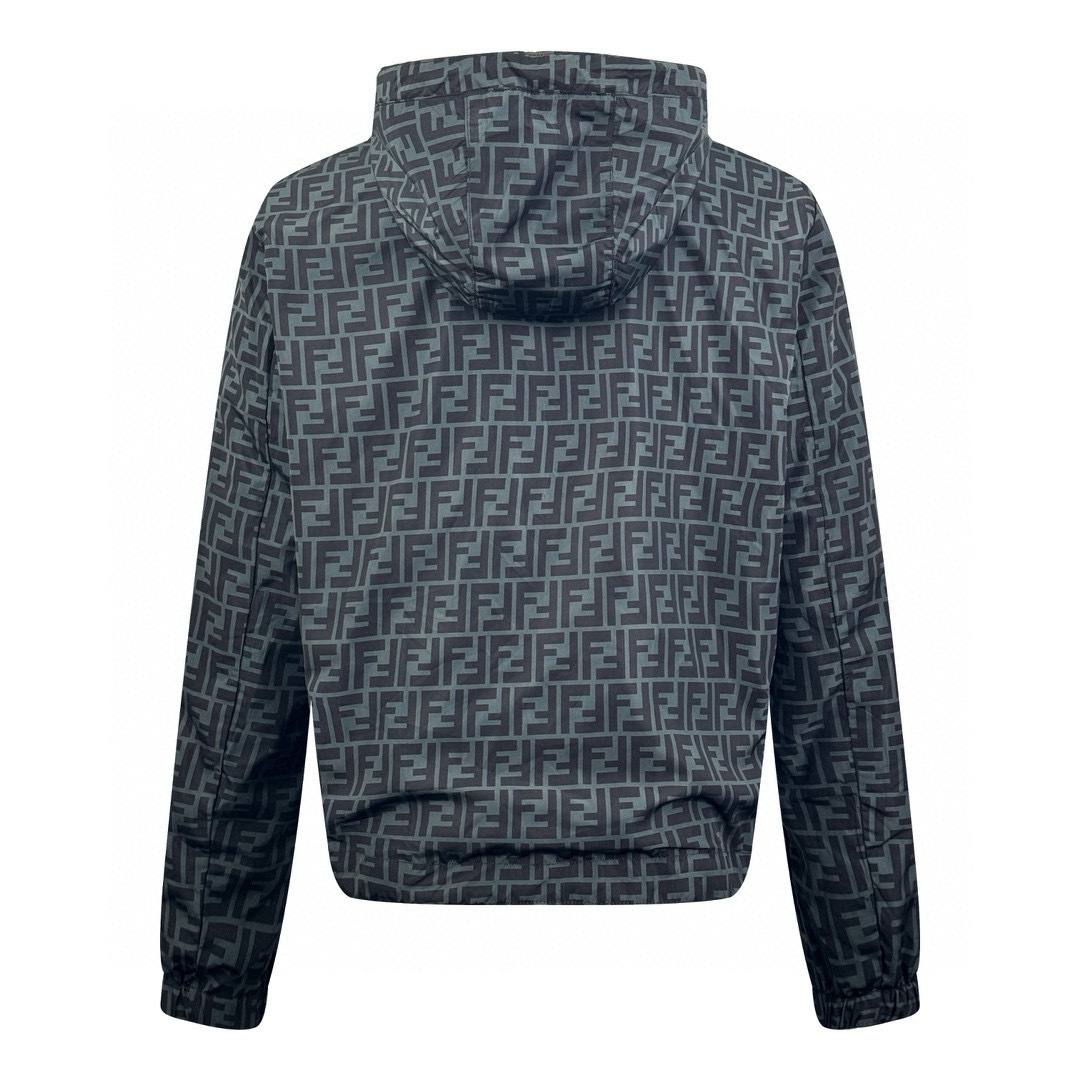 Fendi Windbreaker Jacket "Reversible Blue"