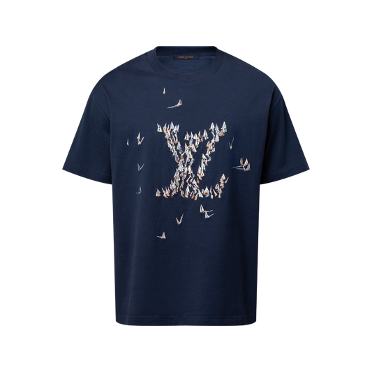 Louis Vitton Embroidered Cotton T-Shirt