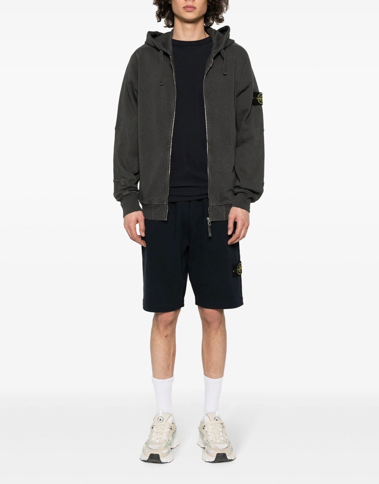 Stone Island Compass badge bermuda shorts