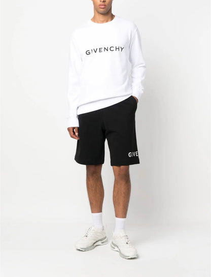 Givenchy logo-print track shorts