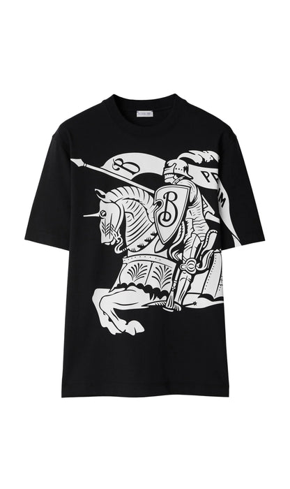 Burberry Equestrian Knight-print cotton T-shirt