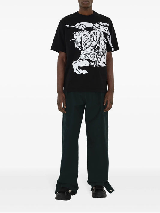 Burberry Equestrian Knight-print cotton T-shirt