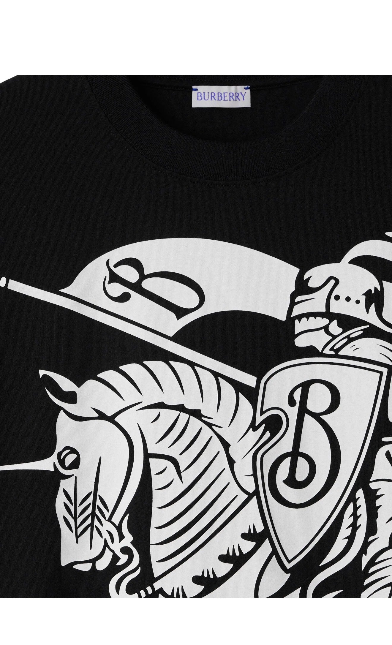 Burberry Equestrian Knight-print cotton T-shirt